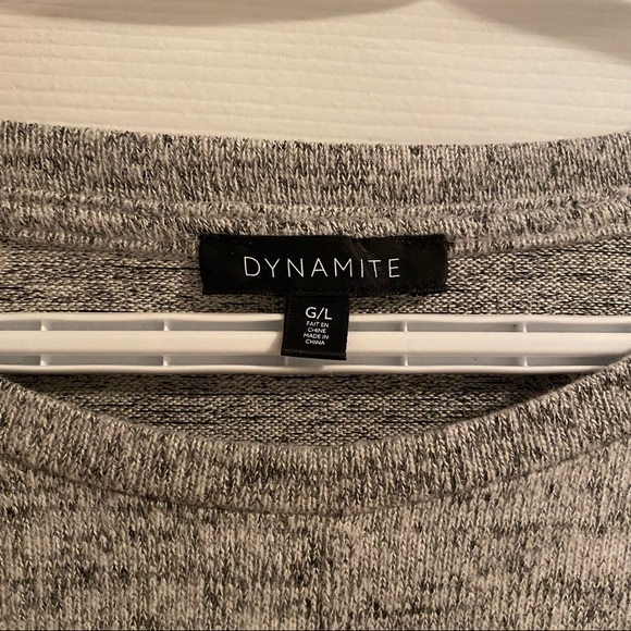 Dynamite grey top, large - Picture 3 of 4